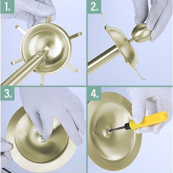 7-Piece Matte Kitchen Utensil Set - GOLD - Picture 5 of 5